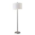 Estallar Brushed Steel Metal Floor Lamp, 18.5 x 18.5 x 61 in. ES3092322